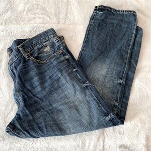 Polo Ralph Lauren men’s Varick slim straight distressed jeans